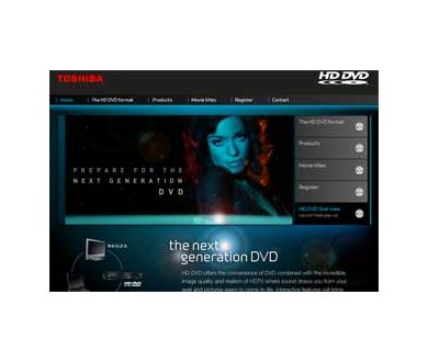 Europe : Ouverture du site de promotion du HD-DVD chez Toshiba !