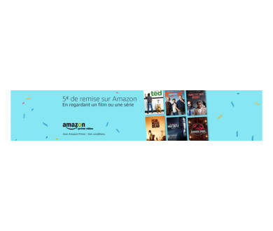 Regardez un film : Amazon vous offre 5 euros de code promotionnel !