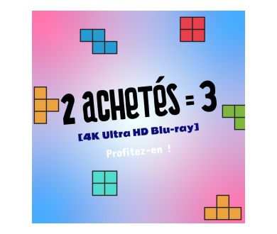 [4K Ultra HD Blu-ray] Obtenez-en 3 au prix de 2 !