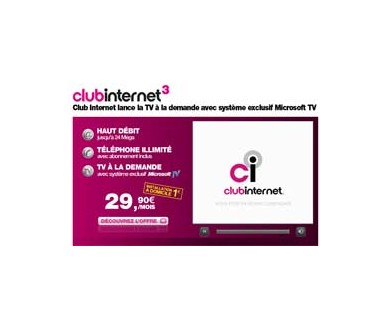 Club Internet annonce l'arrivée de son catalogue VOD HD !