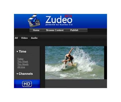Vidéos HD : Lancement de Zudeo.com par Azureus !