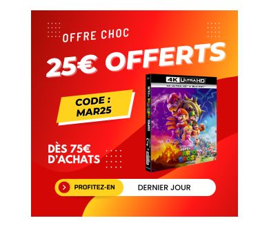 [4K UHD Blu-ray - CODE MAR25] Offre Choc : 25€ de Réduction Immédiate dès 75 euros d'achat