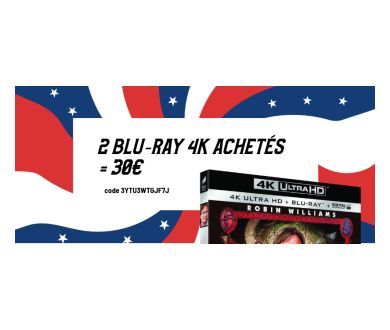Profitez de la promotion : 2 Bluray 4K = 30 € !