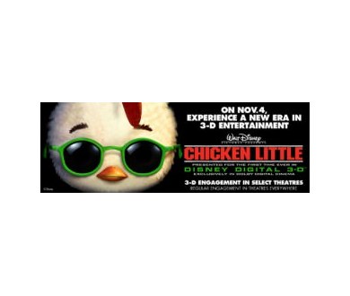 Du cinéma numérique en 3D avec « Chicken Little » !