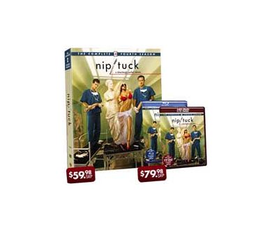 La saison 4 de Nip/Tuck en DVD, HD-DVD et Blu-Ray aux USA