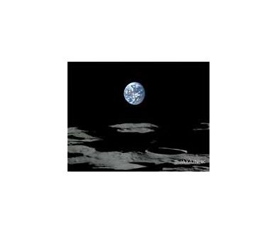 Le premier « lever de Terre » depuis la Lune  filmé en HD !