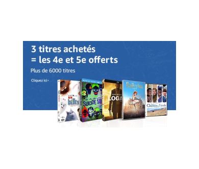 Nouvelle offre : 3 Blu-ray achetés = les 4ème et 5ème offerts