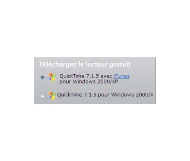 Quicktime passe à la version 7.1.5 !