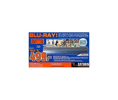 Saturn prend position sur le marché allemand en faveur du Blu-Ray Disc