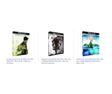 Nouveau Bon Plan : 4 Blu-ray = -50% avec sélection 4K Ultra HD Blu-ray