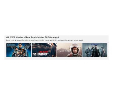 Redbox lance un service de location de 4K Ultra HD Blu-ray aux USA