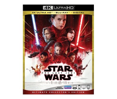 Star Wars - The Last Jedi : Premières jaquettes des Blu-ray et 4K Blu-ray