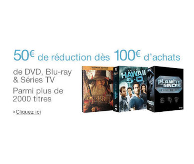 Derniers Jours : 50€ de réduction dès 100€ d'achats en Blu-ray