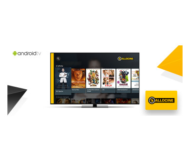 Allociné débarque sur les boîtiers Android TV