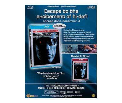 Le Blu-Ray de Terminator 3 poserait souci sur le marché américain