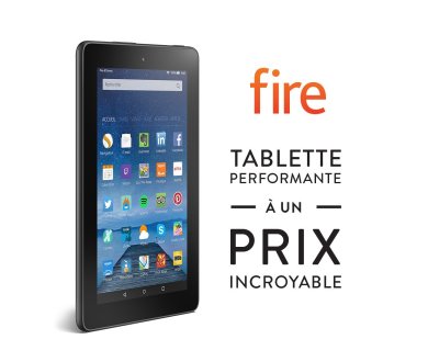 Amazon lance une tablette Fire de 7 pouces à 59.99 euros !