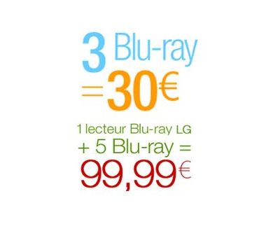Avril 2011 : 3 nouvelles opérations promos Blu-ray Disc