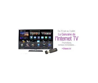 Quinzaine de l’Internet TV sur Amazon jusqu’au 3 juillet