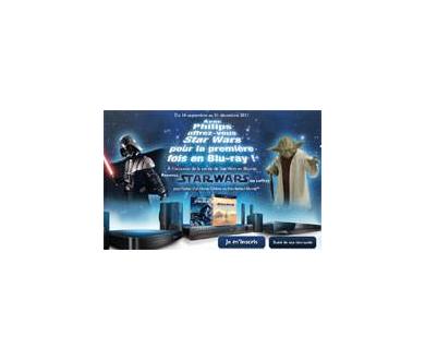 Une offre promo Blu-ray Star Wars chez Philips