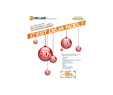 Boutique HD Land : 10 jours à -10%