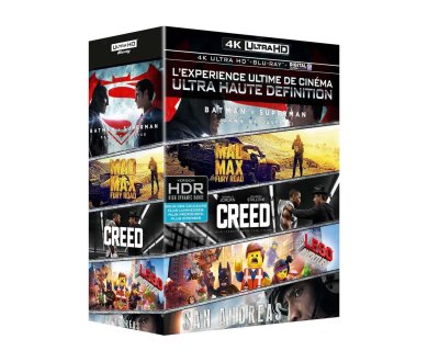Bon Plan : Coffret Warner 5 Blu-ray 4K à -50% !