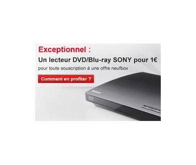 SFR offre un lecteur Blu-ray à ses nouveaux abonnés internet