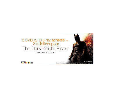 Rappel : Bon plan Blu-ray spécial The Dark Knight Rises