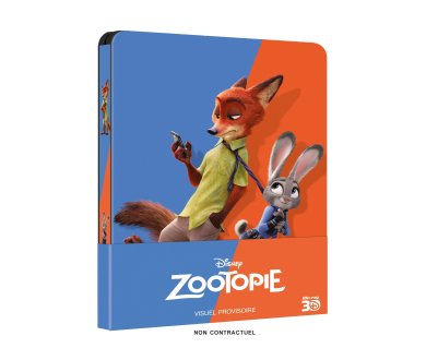 MAJ : Zootopie en Steelbook Blu-ray 3D le 30 juin !