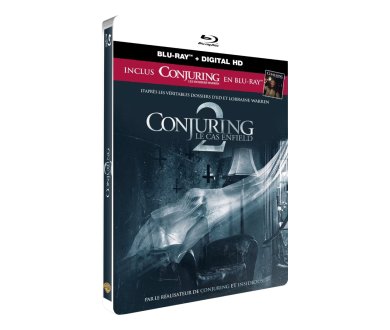 Conjuring 2 en Blu-ray Steelbook avec le premier film en bonus