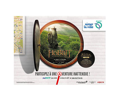 L'univers du Hobbit investit la station Auber à Paris