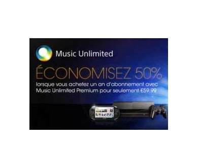 L'offre Music Unlimited Premium de Sony à moitié prix