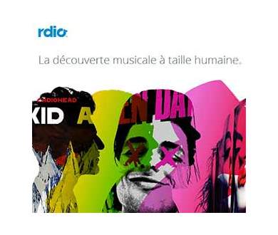 Rdio : 6 mois d’accès gratuit au service de musique en streaming