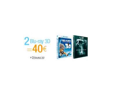 Bon plan 3D : 2 Blu-ray 3D pour 40€ seulement