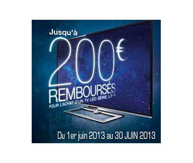 Toshiba TV série L7 : Jusqu’à 200 euros remboursés