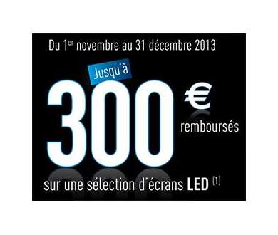 Panasonic Viera : Jusqu’à 300€ remboursés jusqu’au 31 décembre 2013