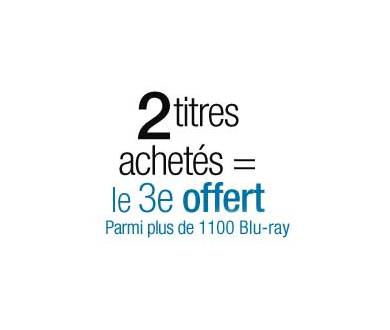 Dernières Heures : 2 Blu-ray achetés = le 3ème offert
