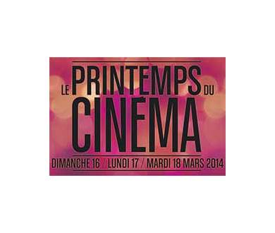 Printemps du Cinéma 2014 : du 16 au 18 mars, 3.5€ la séance