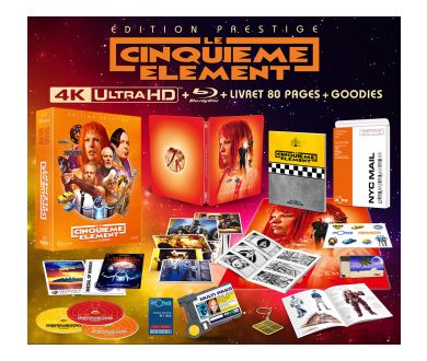 MAJ : Le Cinquième Elément (1997) en coffret Collector 4K Ultra HD Blu-ray le 21 décembre en France