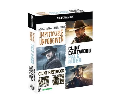 Josey Wales, Pale Rider et Impitoyable réunis en coffret 4K Ultra HD Blu-ray le 17 septembre
