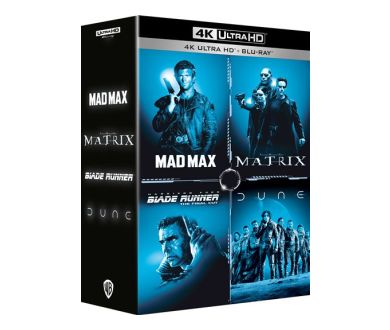 Mad Max, Matrix, Blade Runner et Dune réunis dans un nouveau coffret 4K !