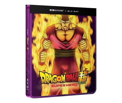 Dragon Ball Super: Super Hero (2022) en France en Steelbook 4K UItra HD Blu-ray le 20 août