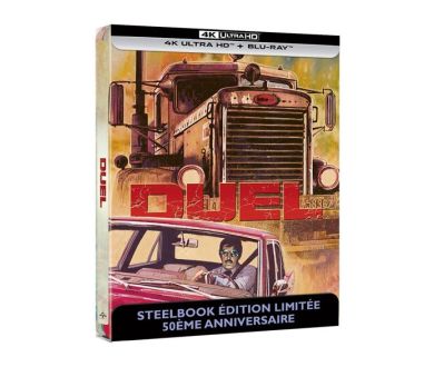 MAJ : Duel (1971) : Le Steelbook 4K Ultra HD Blu-ray se dévoile. Sortie le 22 novembre prochain