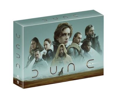 Un coffret Collector pour Dune (2021) avec le Blu-ray 4K, le CD et le livre de poche