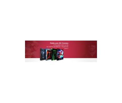 Opération Blu-ray : DC Comics - Petits prix !