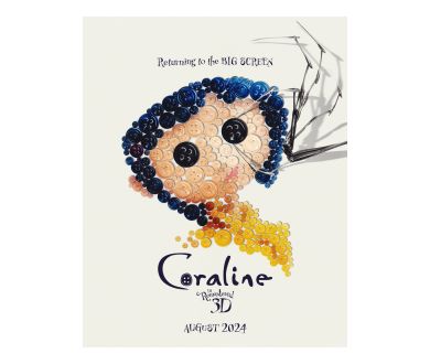 Coraline (2009) de retour au cinéma l'été prochain dans sa version remasterisée et en 3D
