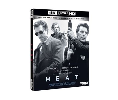 MAJ: Heat (1995) de Michael Mann en Steelbook 4K Ultra HD Blu-ray en septembre