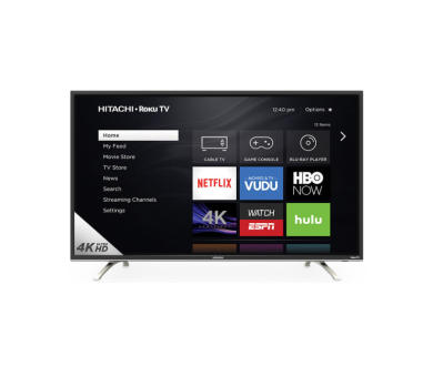 Hitachi lance les premières TV Ultra HD sous Roku OS