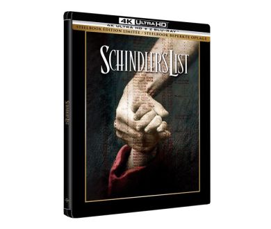 La Liste de Schindler (1993) de retour en Steelbook 4K Ultra HD Blu-ray le 3 juin
