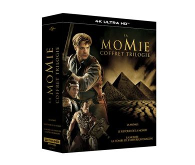 La Momie : La trilogie en coffret 4K Ultra HD Blu-ray petit prix le 27 septembre