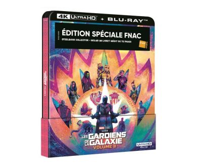 Les Gardiens de la Galaxie Vol. 3 le 8 septembre en Steelbook 4K Ultra HD Blu-ray